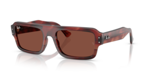 Ray-Ban 4454 FLACKO, couleur 1452C5 · Havane rouge
