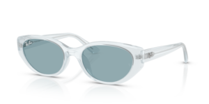 Ray-Ban 4457D, couleur 687280 · Transparent ice
