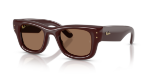 Ray-Ban 4940 - WAYFARER PUFFER, couleur 687773 · Marron foncé