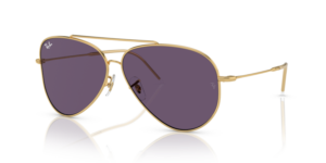 Ray-Ban R0101S AVIATOR REVERSE, couleur 001/1A · Arista or
