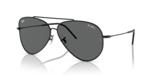 Ray-Ban R0101S AVIATOR REVERSE, couleur 002/GR · Noir
