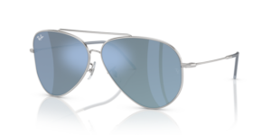 Ray-Ban R0101S AVIATOR REVERSE, couleur 003/GA · Argent