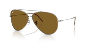 Ray-Ban R0101S AVIATOR REVERSE, couleur 004/83 · Gunmetal