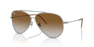Ray-Ban R0101S AVIATOR REVERSE, couleur 004/CB · Gunmetal