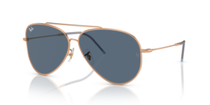Ray-Ban R0101S AVIATOR REVERSE, couleur 92023A · Rose or