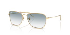 Ray-Ban R0102S CARAVAN REVERSE, couleur 001/79 · Arista or
