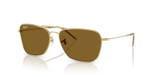 Ray-Ban R0102S CARAVAN REVERSE, couleur 001/83 · Arista or