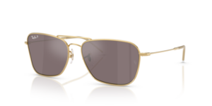 Ray-Ban R0102S CARAVAN REVERSE, couleur 001/LB · Arista or