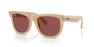 Ray-Ban R0502S WAYFARER REVERSE, couleur 678069 · Opal beige & honey