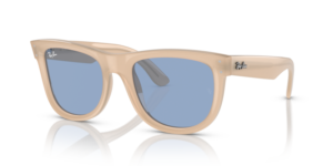 Ray-Ban R0502S WAYFARER REVERSE, couleur 678072 · Opal beige & honey