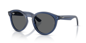 Ray-Ban 0505S, couleur 6708GR · Transparent navy bleu