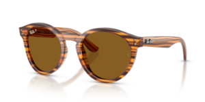 Ray-Ban 0505S, couleur 679183 · Rayé havane