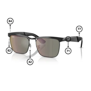 Pièces de rechange RB3875 WAYFARER DELUXE Originaux
