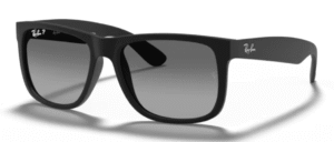 Ray-Ban 4165 JUSTIN, couleur 622/T3 · Rubber noir