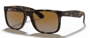 Ray-Ban 4165 JUSTIN, couleur 865/T5 · Habana