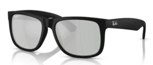 Ray-Ban 4165 JUSTIN, couleur 622/Y4 · Rubber noir
