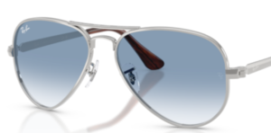 Verres originaux LENSESRB9707S Aviator Max, couleur 3F · Transparent dégradé bleu
