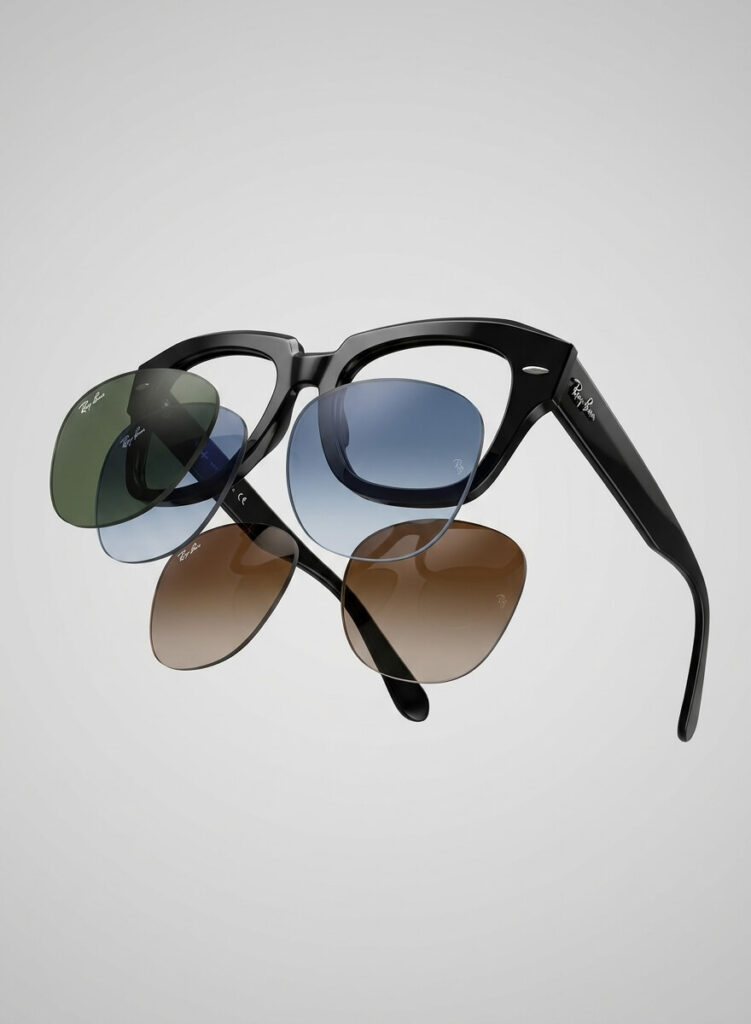 Verres Ray-Ban 2186 State Street d'origine | Remplacement officiel