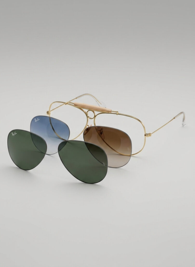 Verres de rechange originaux Ray-Ban 3138 Shooter