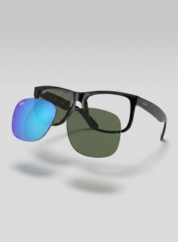 Verres authentiques Ray-Ban 4165 JUSTIN – Pièces officielles