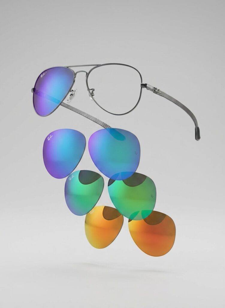 Verres Ray-Ban 8317CH d’origine | Pièces de rechange officielles