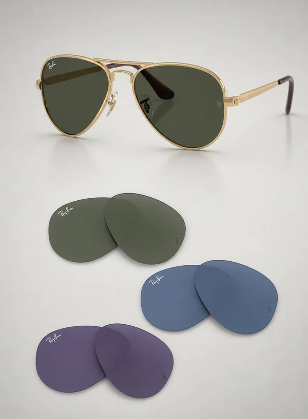 Verres de remplacement originaux Ray-Ban RB3925