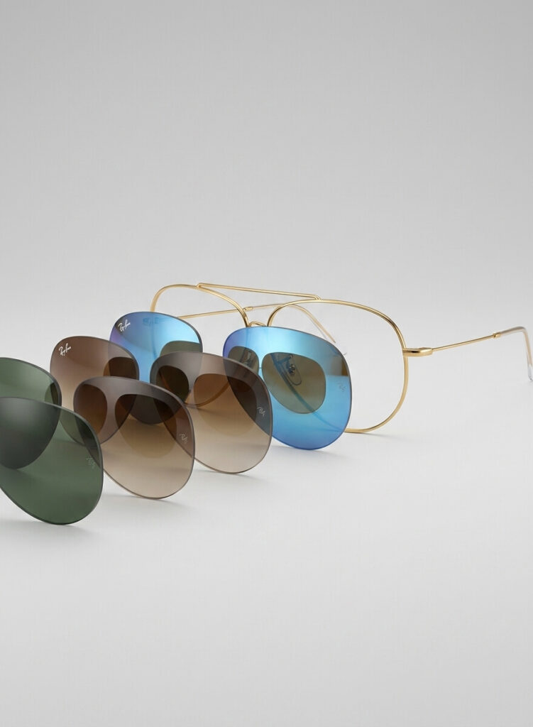 Verres originaux Ray-Ban RB0101S Aviator Reverse