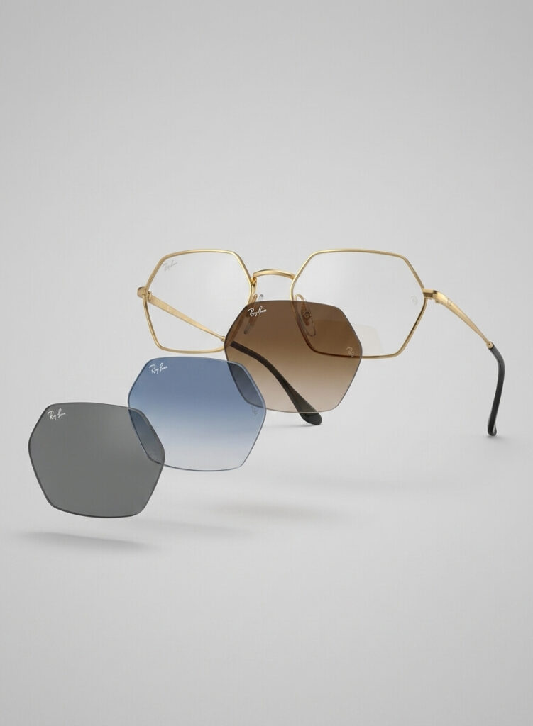 Verres originaux Ray-Ban RB3728 YEVI de remplacement