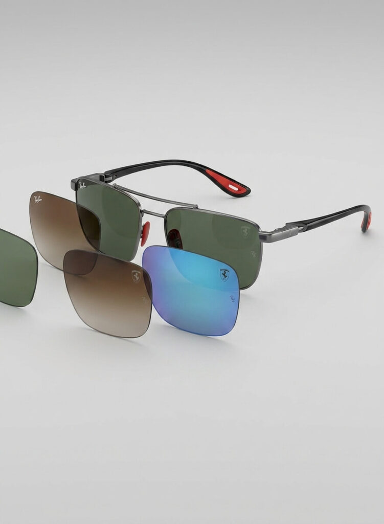 Verres originaux Ray-Ban RB3715M de remplacement