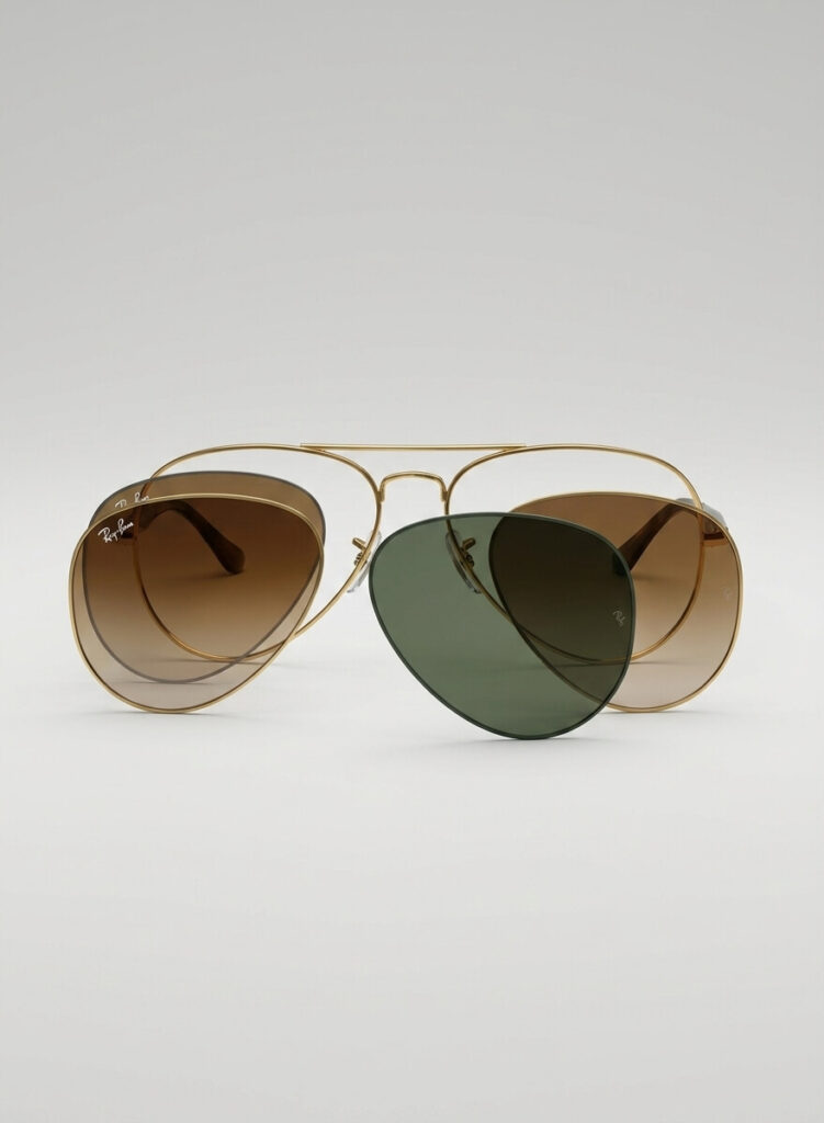 Verres originaux Ray-Ban RB3675 Aviator de remplacement