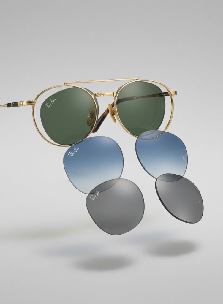 Verres originaux Ray-Ban RB8237 Round II Titanium