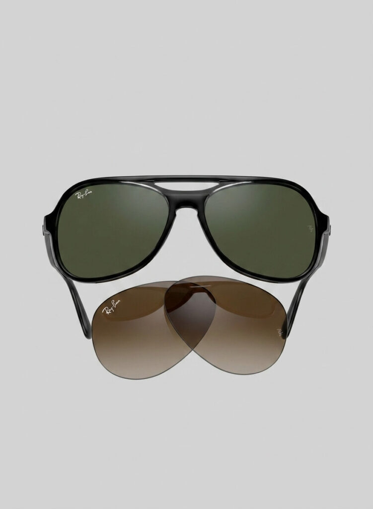 Verres originaux Ray-Ban RB4357 Powderhorn | Pièce officielle