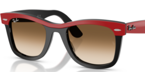 Verres originaux Ray-Ban RB2240 Wayfarer, couleur 51 · Transparent gradien marron