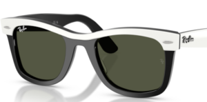 Verres originaux Ray-Ban RB2240 Wayfarer, couleur 31 · Vert