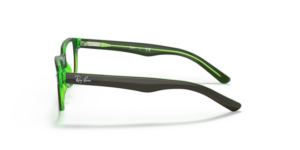 Branches originales Ray-Ban RB1555 Origine, couleur 3665 · Marron sur vert fluo