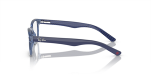 Branches originales Ray-Ban RB1555 Origine, couleur 3977 · Transparent bleu
